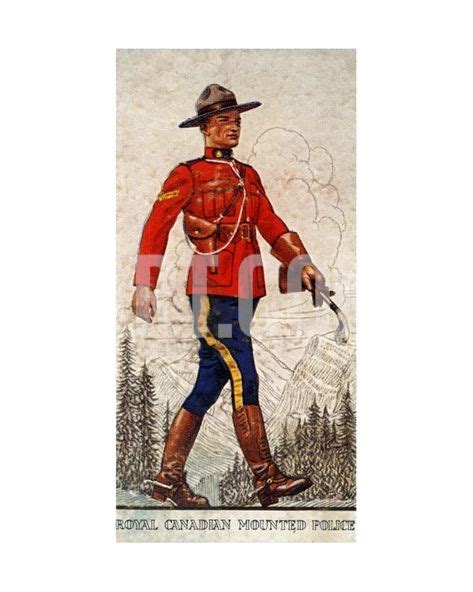Royal Canadian Mounted Police 1938 Giclee Print At Art
