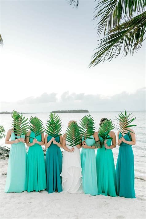 29 Tropical Bridesmaid Dresses To Rock Weddinginclude Beach Wedding