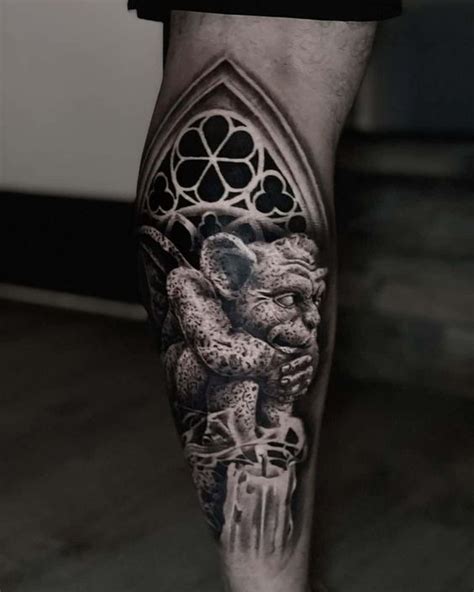 Gargoyle Arm Tattoo