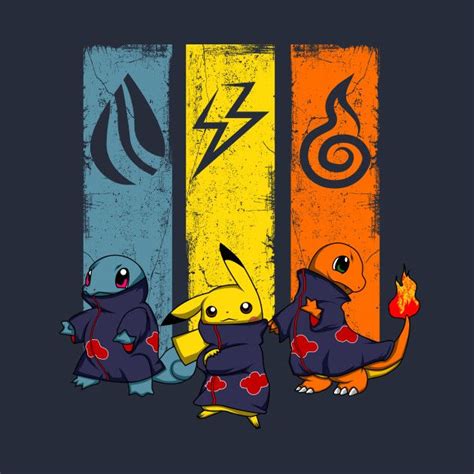 Check Out This Awesome Pokemon Akatsuki Design On Teepublic