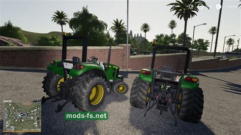 Мод на мини трактор John Deere 2032r для Fs 2019 Mods