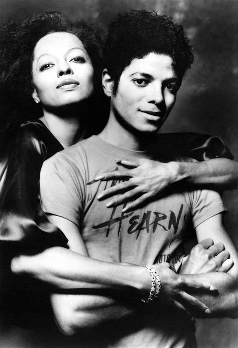 Diana Ross And Michael Jackson Photographed By Norman Seeff 1982