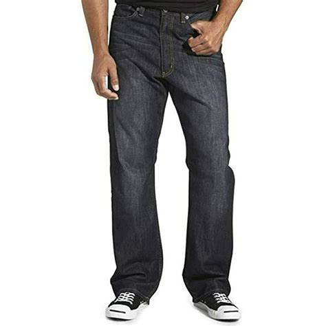 Big Man True Nation Mens Big And Tall Jeans Relaxed Fit Straight Leg Cotton Denim New