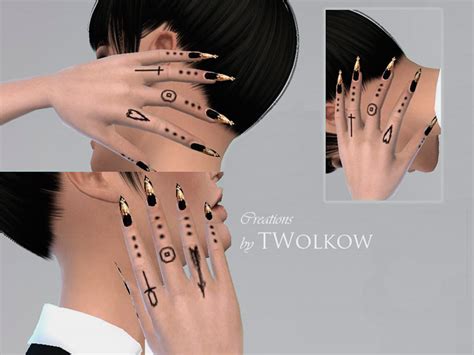 001 Tattoo Conversion Bytwolkow The Sims 4 Catalog