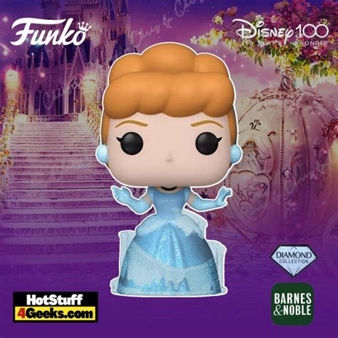 2023 Disney 100 Years Cinderella Diamond Glitter Funko Pop