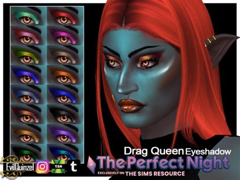 Drag Queen Eyeshadow By Evilquinzel At Tsr Sims 4 Updates