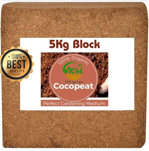 Square Cocopeat Block Packaging Type Box Packaging Size 5 Kg At Rs 32kg In Surat