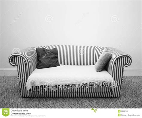 Elegant Black And White Striped Couch Homesfeed