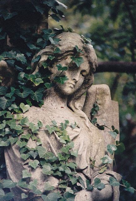cemetery angels cemetery statues cemetery art highgate cemetery cemetary dark green