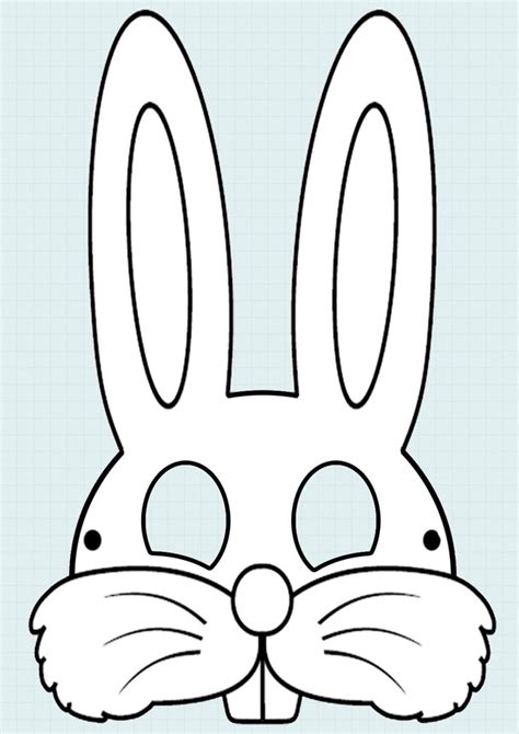 open full size rabbit face mask template clipart easter bunny mask bunny mask template