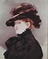Portrait of Mery Laurent (1849-1900) 188 - Edouard Manet en ...