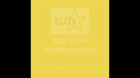 Elite Massage Academy Youtube