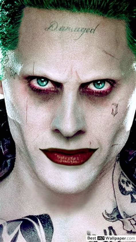 The Joker Lipstick Jared Leto