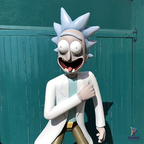 Turner Rick And Morty Sculpture Plunge Creations