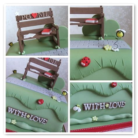 Birthday wishes definitely adds cheer on your friends' or loved ones' birthday. Park Bench Anniversary cake