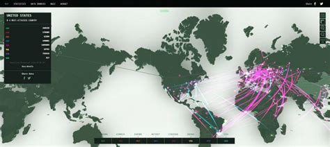 Best Maps Of Cyber Threats And Ddos Attacks Worldwide Itigic