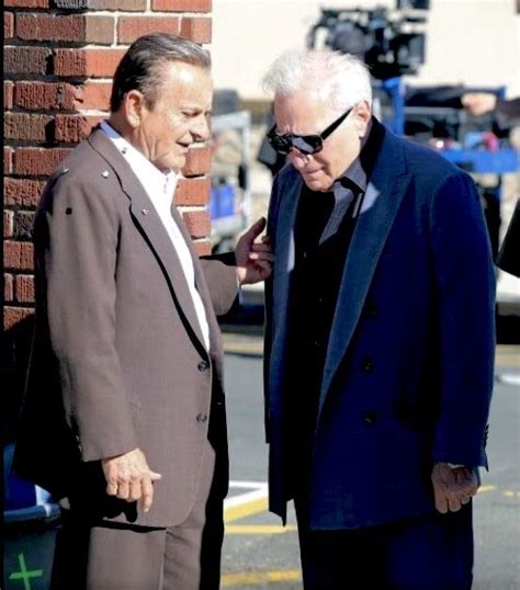 Legendary Actor Joe Pesci With Phenomenal Director Martin Scorsese On