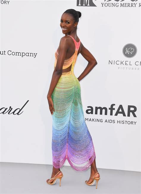 Leomie Anderson At The Amfar Cannes Gala Amfar Gala 2019 Sexiest Red
