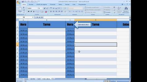 Nueva Plantilla Calendario Excel Con Agendador Generador De Enlaces