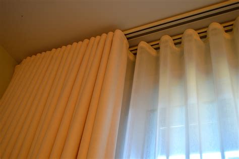 Ceiling Drapery Track Ceiling Curtain Track Set Kirsch 94004 Hand