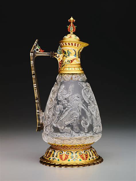 From The Fatimid Dynasty 969 1069 Egypt Ewer Made Of Rock Crystal