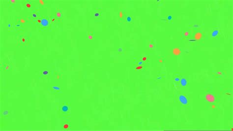 Green Screen Confetti Youtube