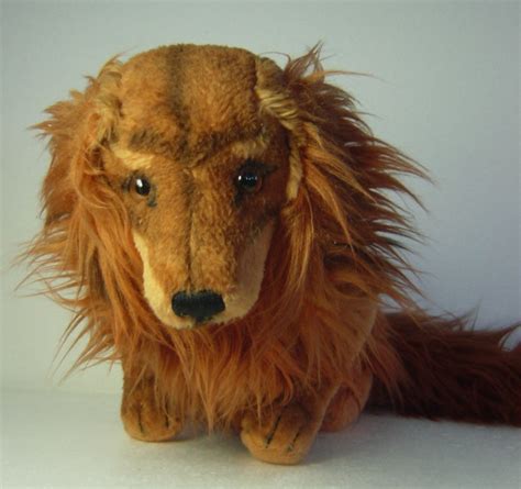 Our dachshunds are raised with love and are provided with the best environment for early learning and socialization so that they will come to you full of life and love, as every dachshund is meant to be. large lifesize Steiff plush long hair Dachshund dog Waldi ...
