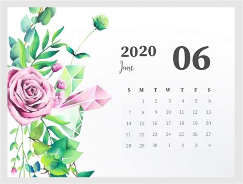 Best June 2020 Floral Calendar