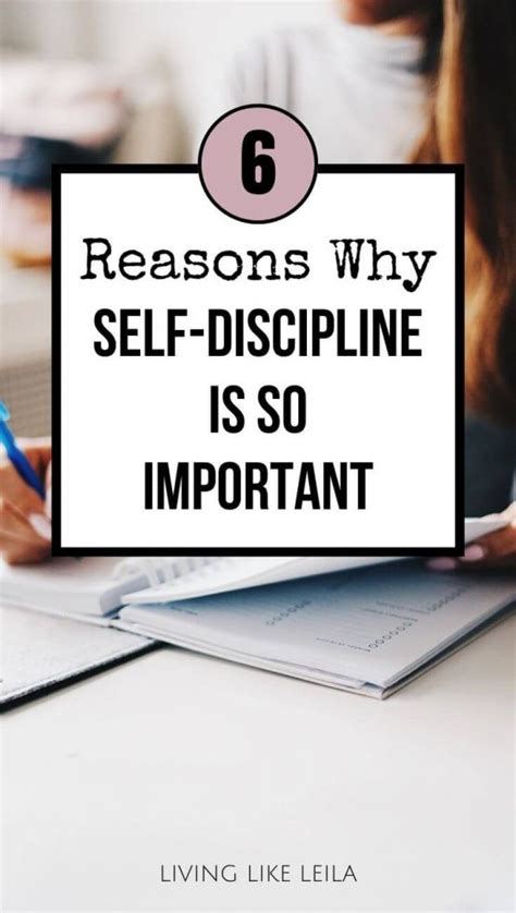 6 Reasons Why Self Discipline Is So Important Living Like Leila