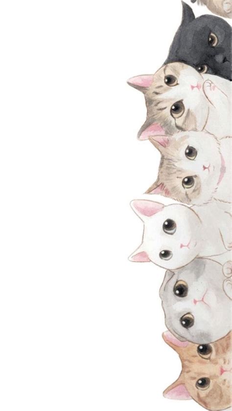 The Best 20 Kawaii Cute Chibi Cat Wallpaper Cenizas Wallpaper