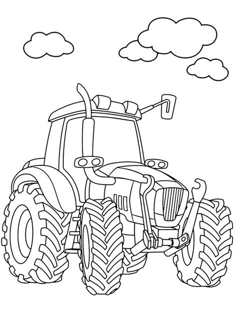 Tractor Coloring Page Funny Coloring Pages