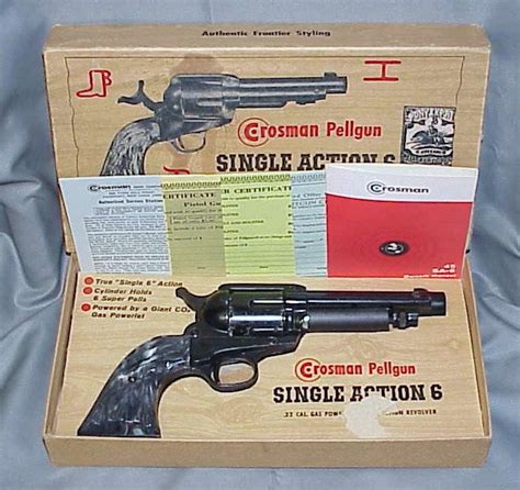 Sold Rare Vintage Crosman Model Sa6 22 Caliber Pellet Colt 45 Style