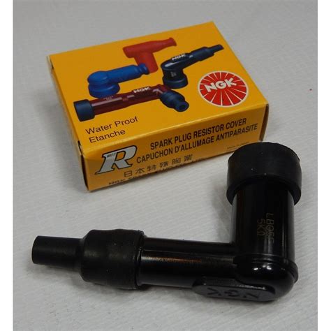 Ngk Spark Plug Cap Genuine Ngk Lb05f Black Body Fits Threaded Plug