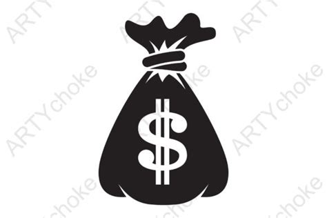 Money Bag Sack Svg File For Cricut Graphic By Artychokedesign · Creative Fabrica