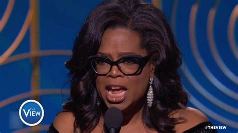 Oprahs Stirring Golden Globes Speech Good Morning America