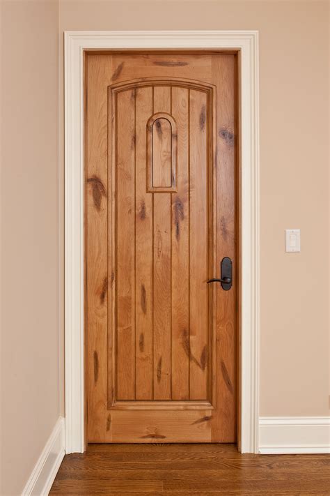 DBI 501 SE Knotty Alder MediumDistress Classic Wood Entry Doors From