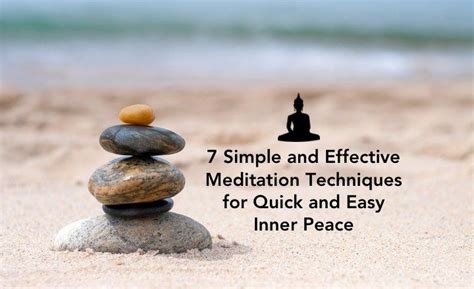 Meditation Techniques Inner Peace Meditation