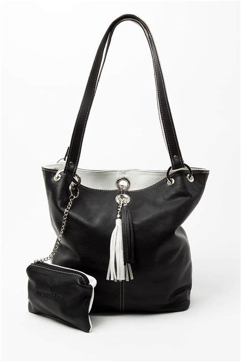 Reversible Leather Bag Reversible Purse Reversible Handbag Etsy