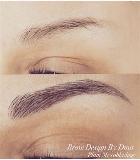 Eyebrow Microblading Semi Permanent Makeup Brow Design By Dina