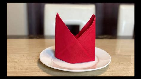 Diy The Bishop’s Hat Napkin Fold {madebyfate} 542 Youtube