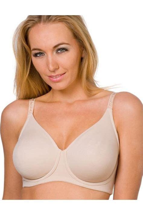 Womens Nude Beige Soft Moulded Underwired Full Cup Bra