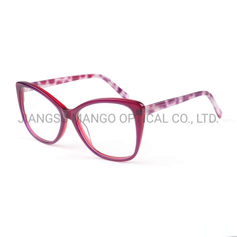 eye cat acetate optical frame women fashion sunglasses eyeglasses china acetate optical frame