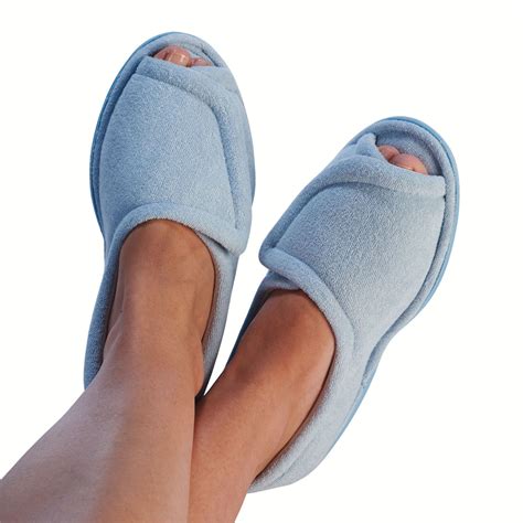 Womens Terry Cloth Comfort Slippers Womens Slippers Slippers With