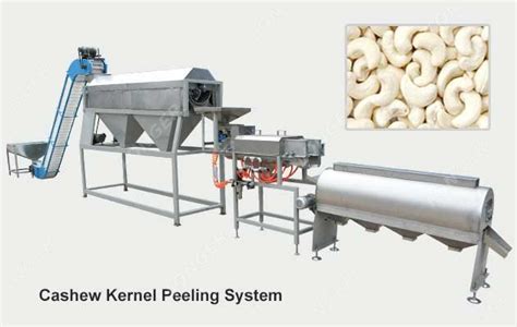 Automatic Cashew Kernel Peeling Machine Price 200 KG H