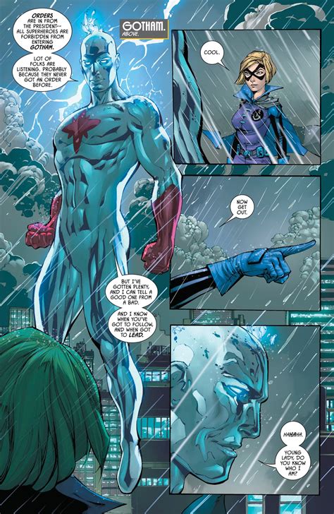 Gotham Girl Vs Captain Atom Comicnewbies