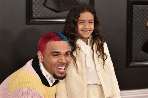 Chris Brown And Daughter Royalty Try To Play One On One Basketball In New
