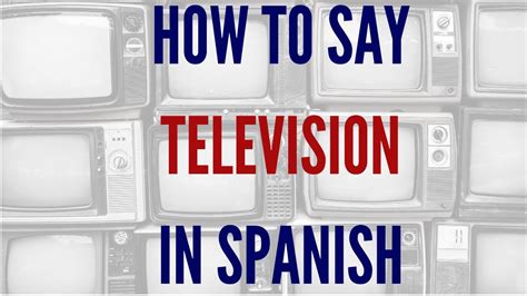 If you're at all familiar with peninsula spanish, or rather spanish from spain, you'll probably know that guay means 'cool'. How Do You Say Television In Spanish - YouTube