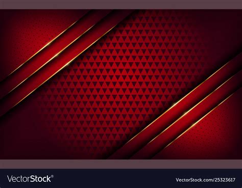 Elegant Red And Gold Line Background Royalty Free Vector
