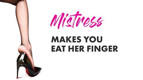 Mistress Sticks Her Fingers In Your Mouth And Plays With You Femdom