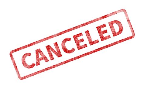 Canceled Stamp Red Grunge Seal Horizon Foundation